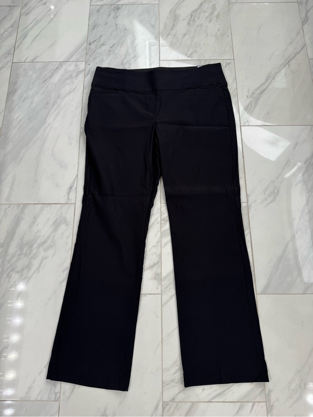 APT. 9 Bootcut Mid-Rise Tummy Control Stretch Pants – XL – Black – NWT